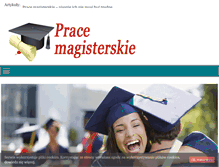 Tablet Screenshot of pracemagisterskie.org.pl